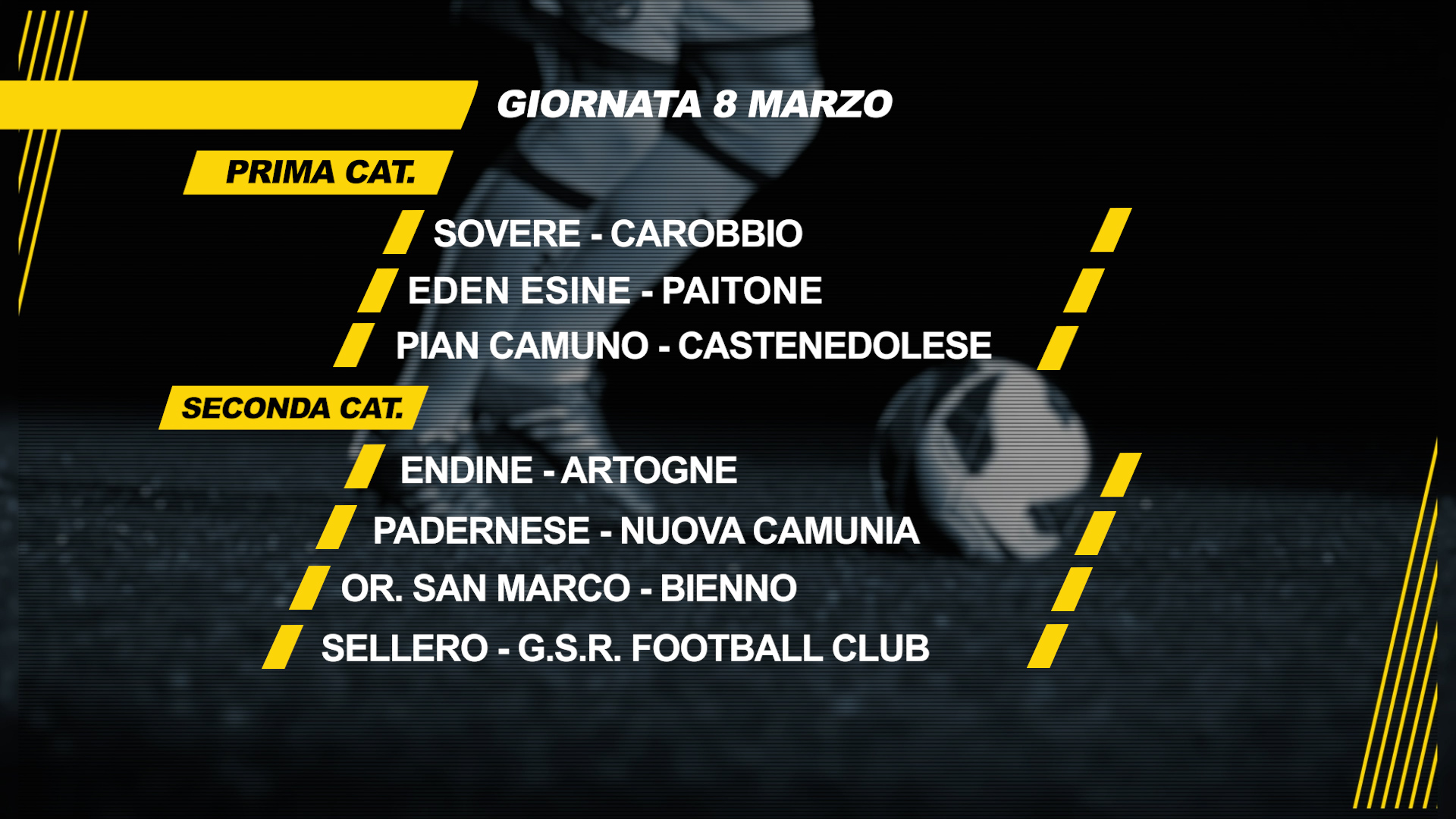 Domenica senza serie D, scontro diretto per il Pianico